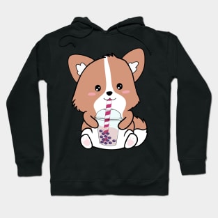 Boba Corgi Hoodie